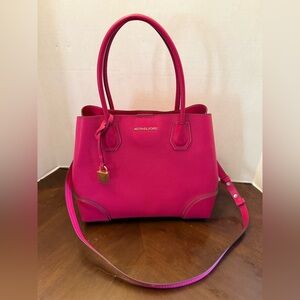 Michael Kors Fuchsia Leather Handbag